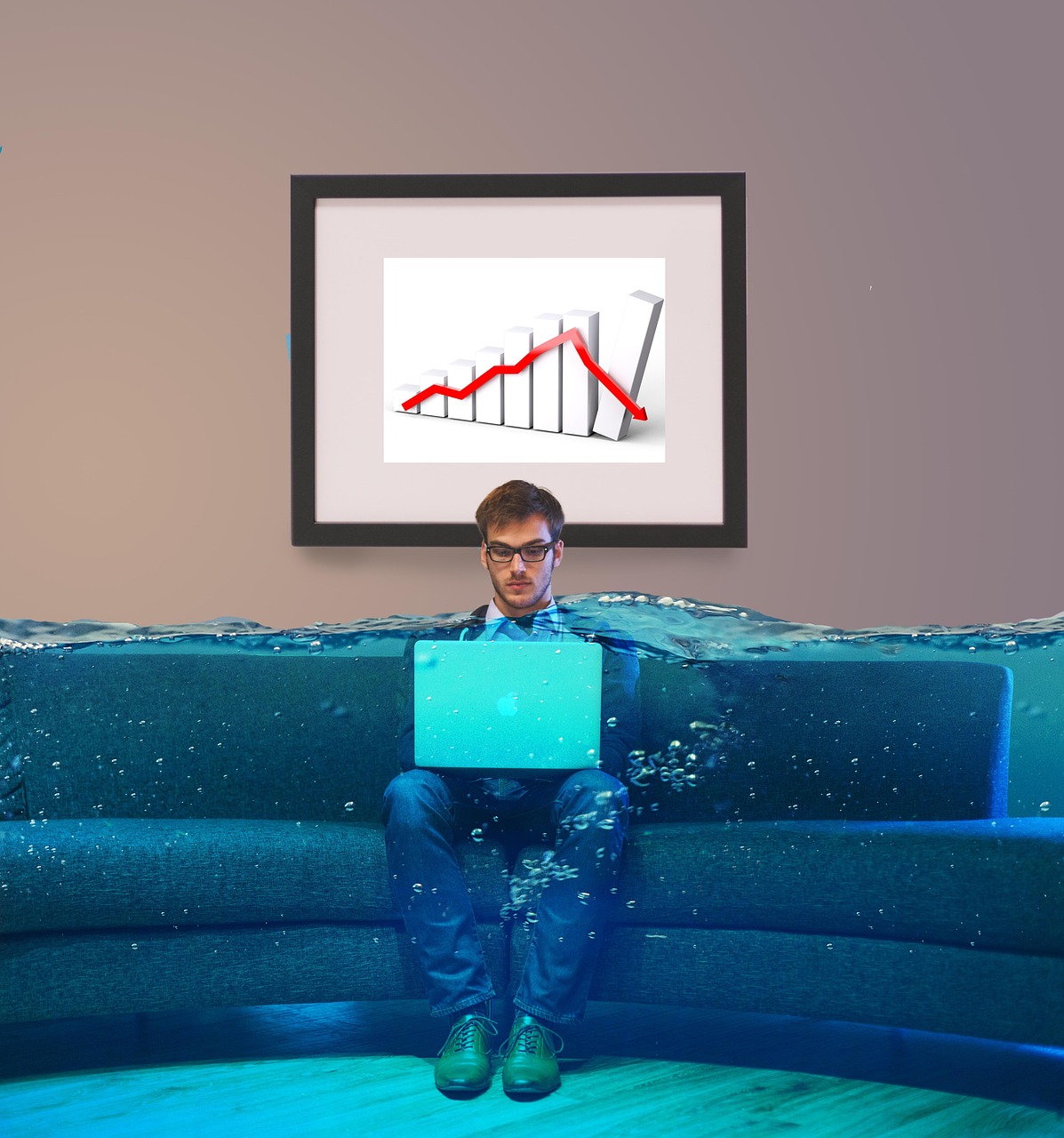 business, corona, water, recession, nature, virus, world economy, financial crisis, tendency, downturn, loss, capital, stock exchange, pandemic, despair, insolvent